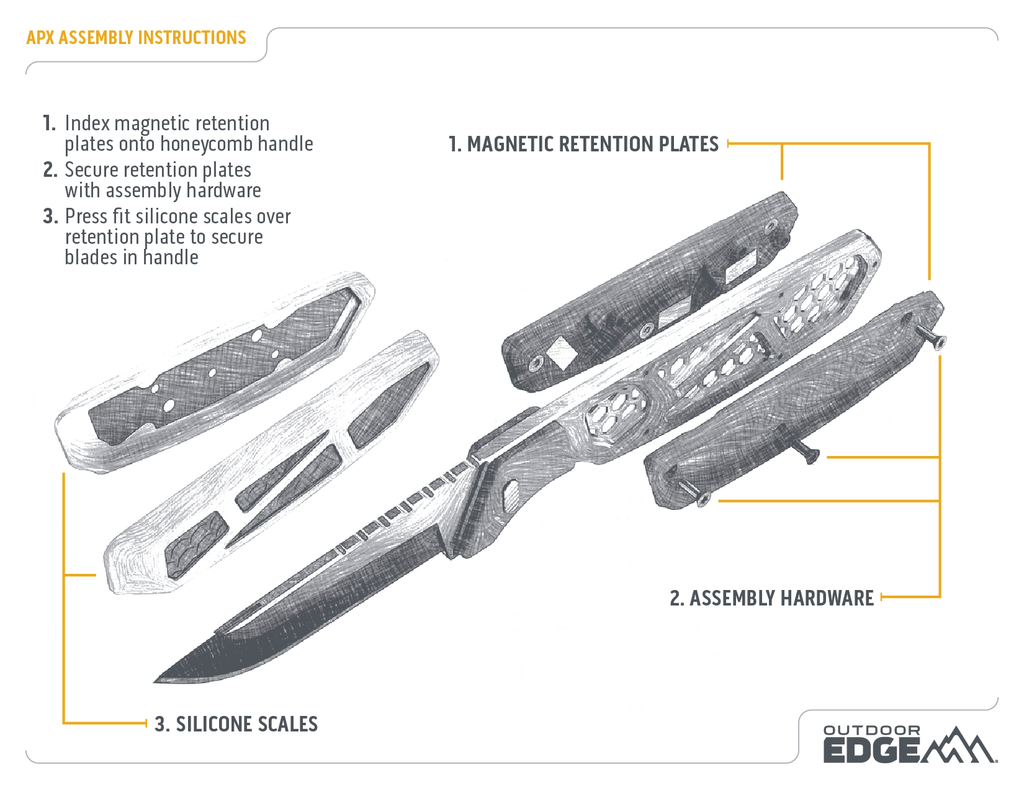 Outdoor Edge 2.5" RAZOR APX, view 11