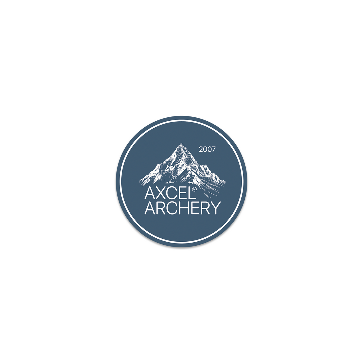 Axcel Mountain sticker, Blue
