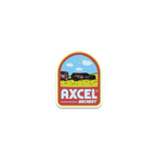 Axcel Truck Patch sticker, Red