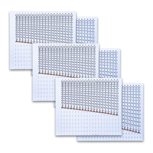 Axcel Archery Sticker Sight Tapes, 100+ yard scales, three sets