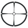 Axcel AV Crosshair, Black, for AV-Hunter Plus scope