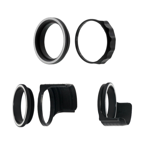 Axcel RheoStat Cover & Torque Indicator, black, shown for all four scope sizes