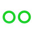 Precision Archery Reticles Scope Ring Mask, Green, for Axcel AV-25 Plus scope