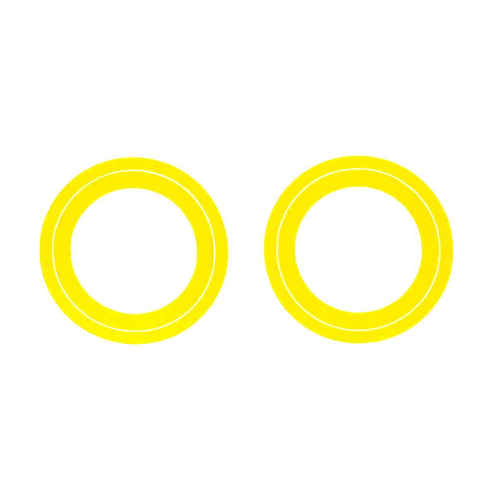 Precision Archery Reticles Scope Ring Mask, Yellow, for Axcel AV-25 Plus scope