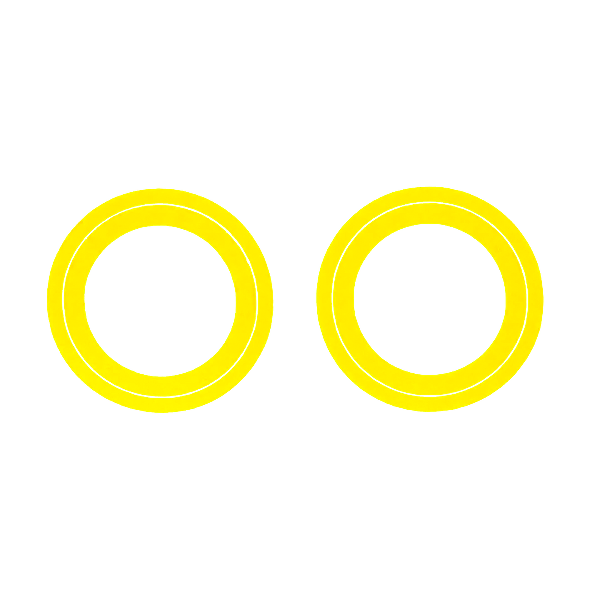 Precision Archery Reticles Scope Ring Mask, Yellow, for Axcel AV-25 Plus scope