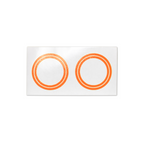 Precision Archery Reticles Scope Ring Mask, Orange, for Axcel AVX-31 Plus scope