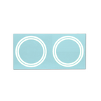 Precision Archery Reticles Scope Ring Mask, White, for Axcel AVX-41 Plus scope