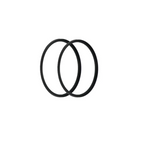 Axcel AX-41 Lens Frame Set, black, 1-3/4 in. and 43 mm diameter