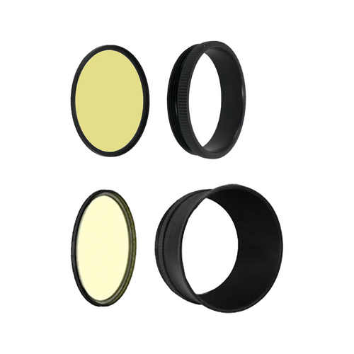Axcel Doc's Choice Lens Retainer Combo, standard and hooded retainer configurations with Clear Targets lens