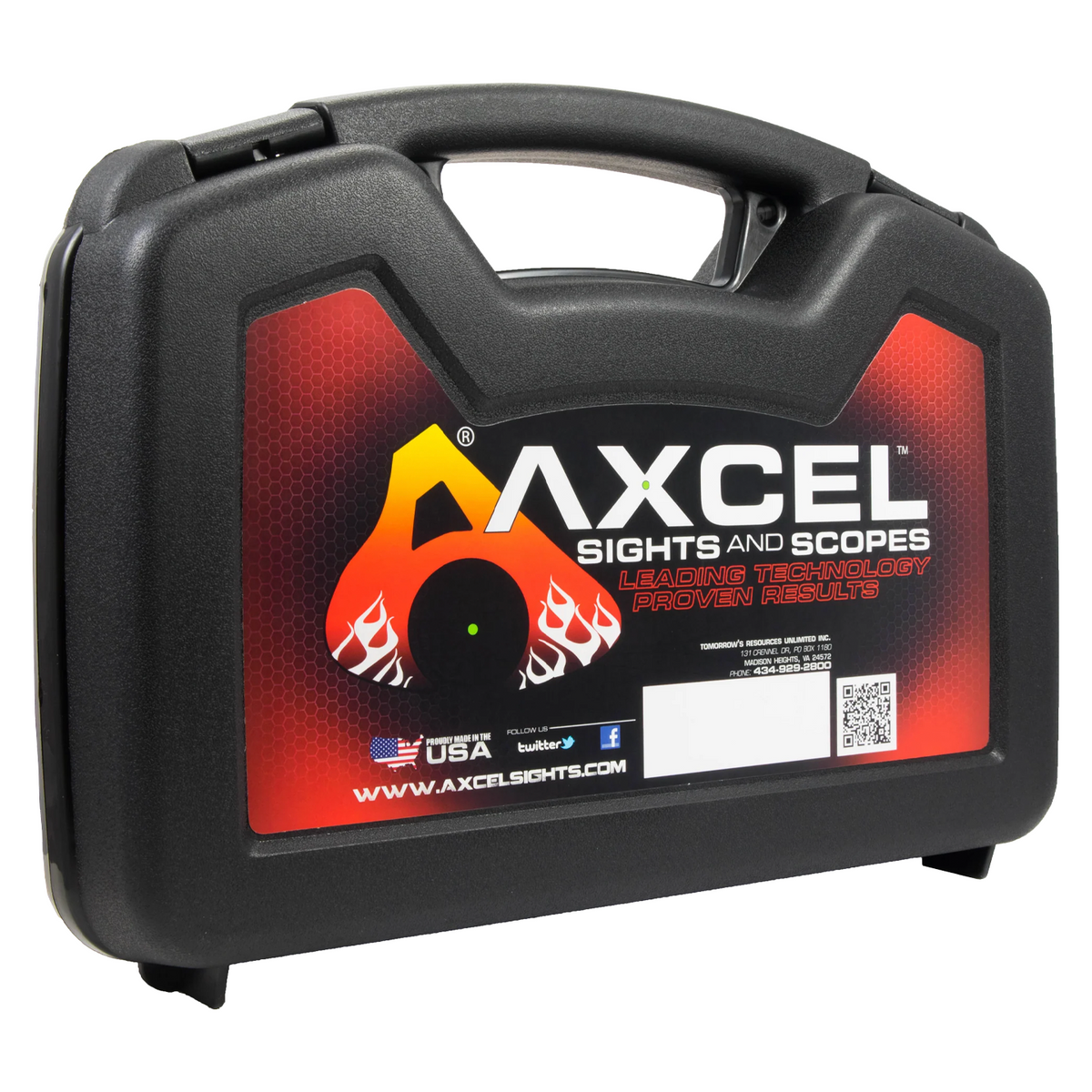 Axcel Sight Case, black moulded plastic hard case