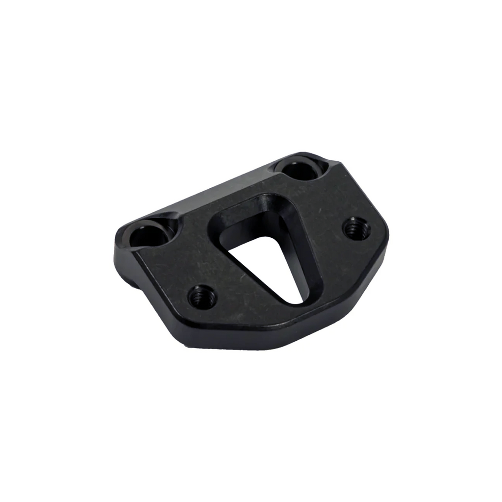 Axcel Quiver Mount Bracket, Black, angled view showing mounting holes