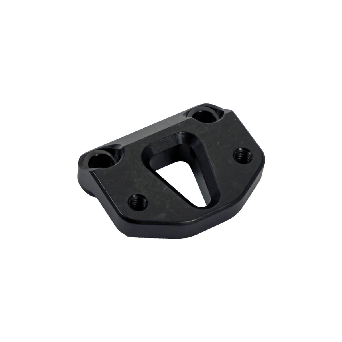 Axcel Quiver Mount Bracket, Black, angled view showing mounting holes