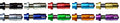 Beiter Plunger shown in ten anodised colours, including black