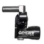 Axcel Antler Ridge TriLock Adjustable Offset Mount, black, side profile showing TriLock Hunter engraving