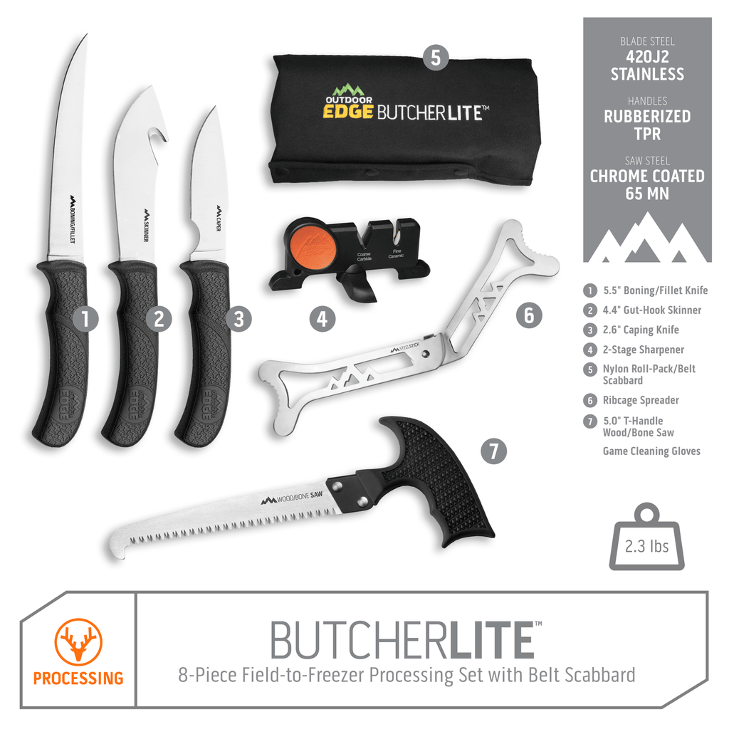 Outdoor Edge ButcherLite Game Processing Kit, view 2