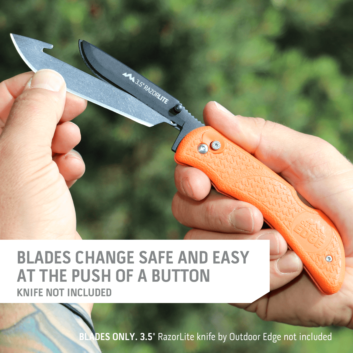 Outdoor Edge 3.5" DROP POINT BLADES | 6-PACK, view 3