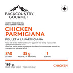 Chicken Parmigiana (Chicken) package label - nutrition and ingredients