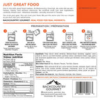 Chicken Parmigiana (Chicken) package label - preparation and nutrition facts