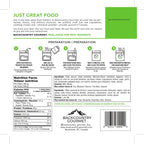 Eggplant Parmigiana (Vegetarian) package label - preparation and nutrition facts