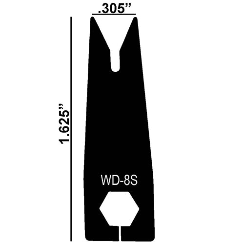 AAE Blades - Wide, Short, .008-inch
