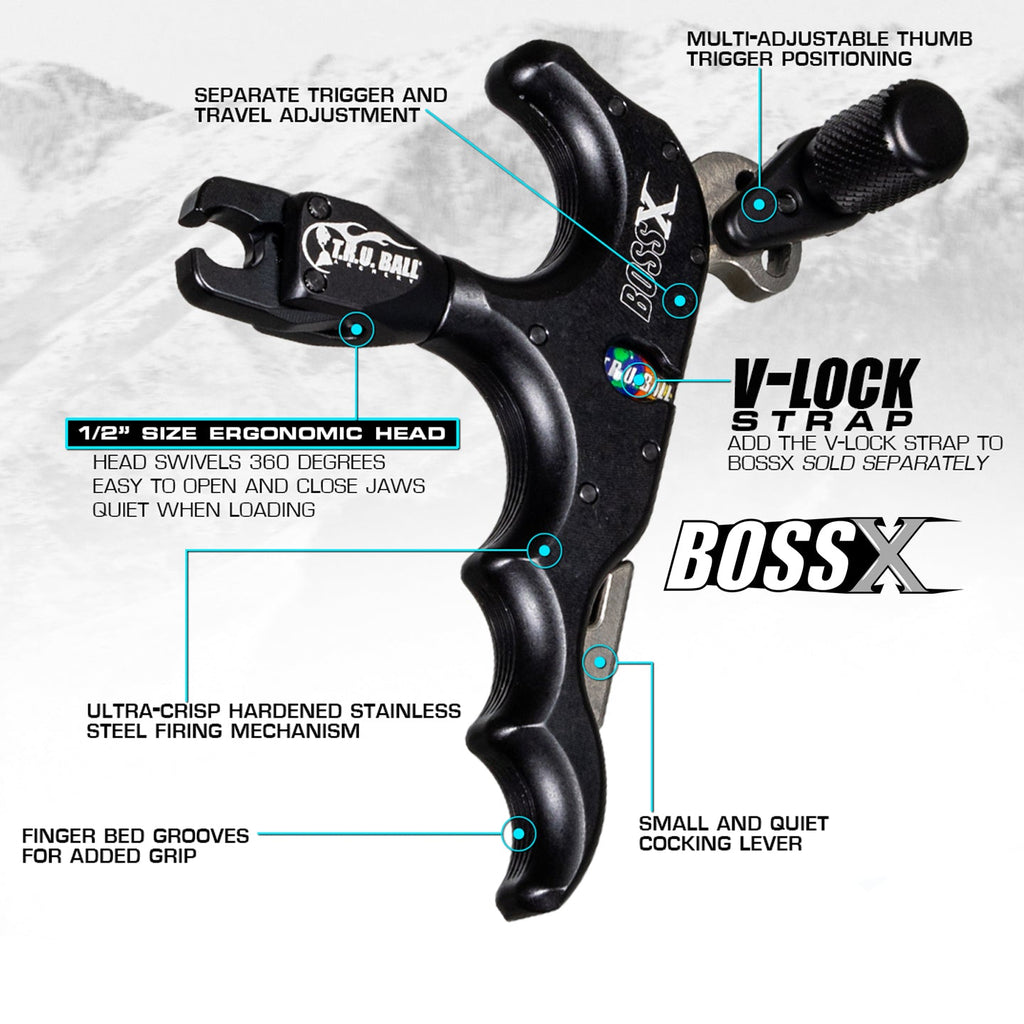 T.R.U. Ball Boss X features breakdown, black