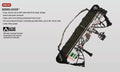 Easton Bow Slicker bow sling on a compound bow, olive green