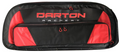 Darton Archery padded bow case, red and black