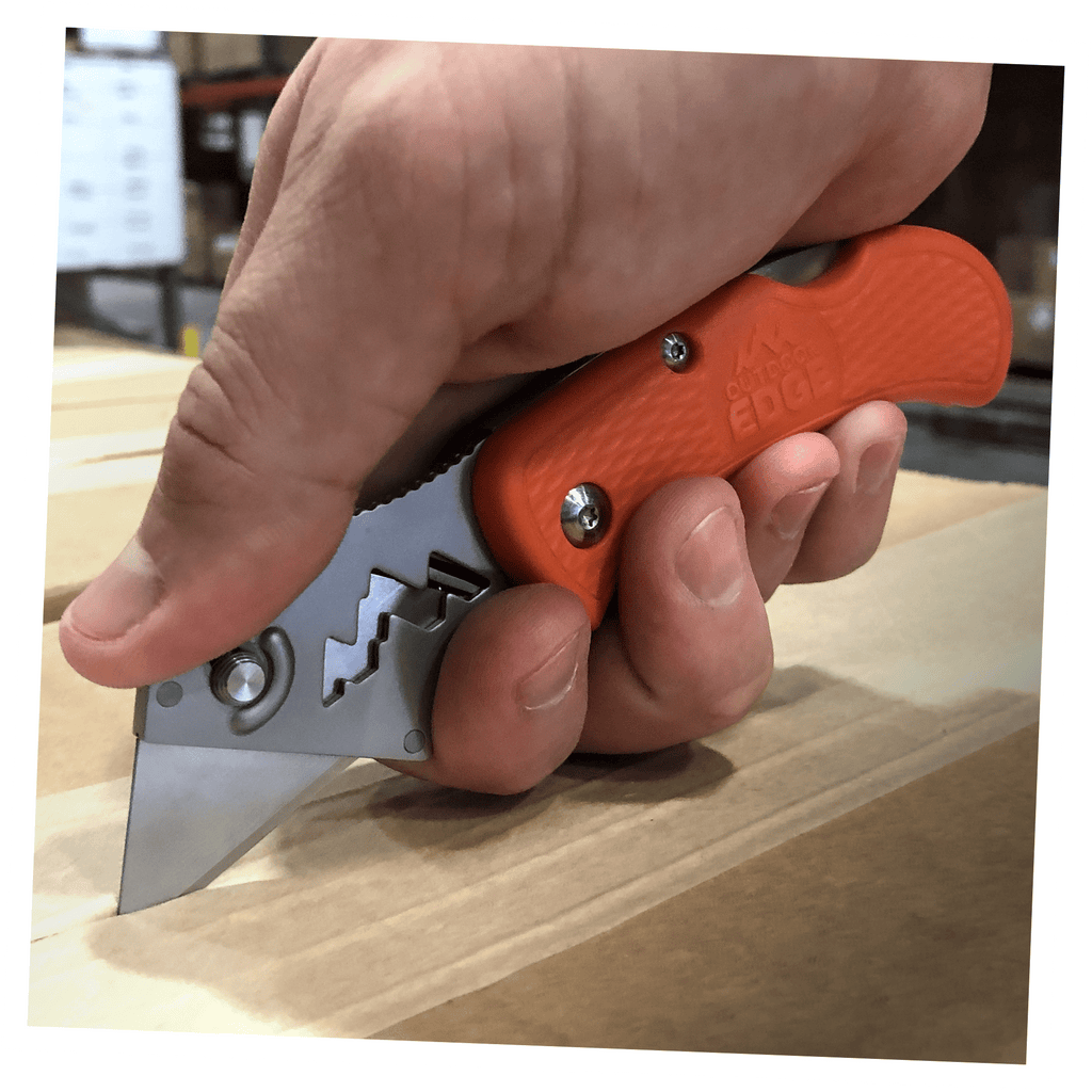 Outdoor Edge B.O.A (Box Opening Assistant)-Folding Utility Knife, view 3