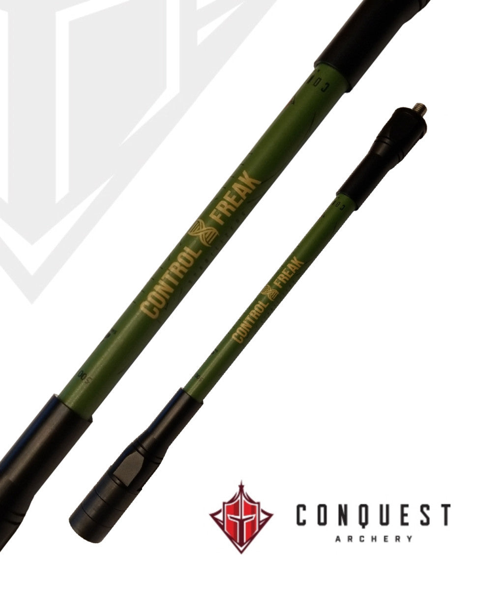 Conquest Control Freak .500 hunting bars mounted on bow