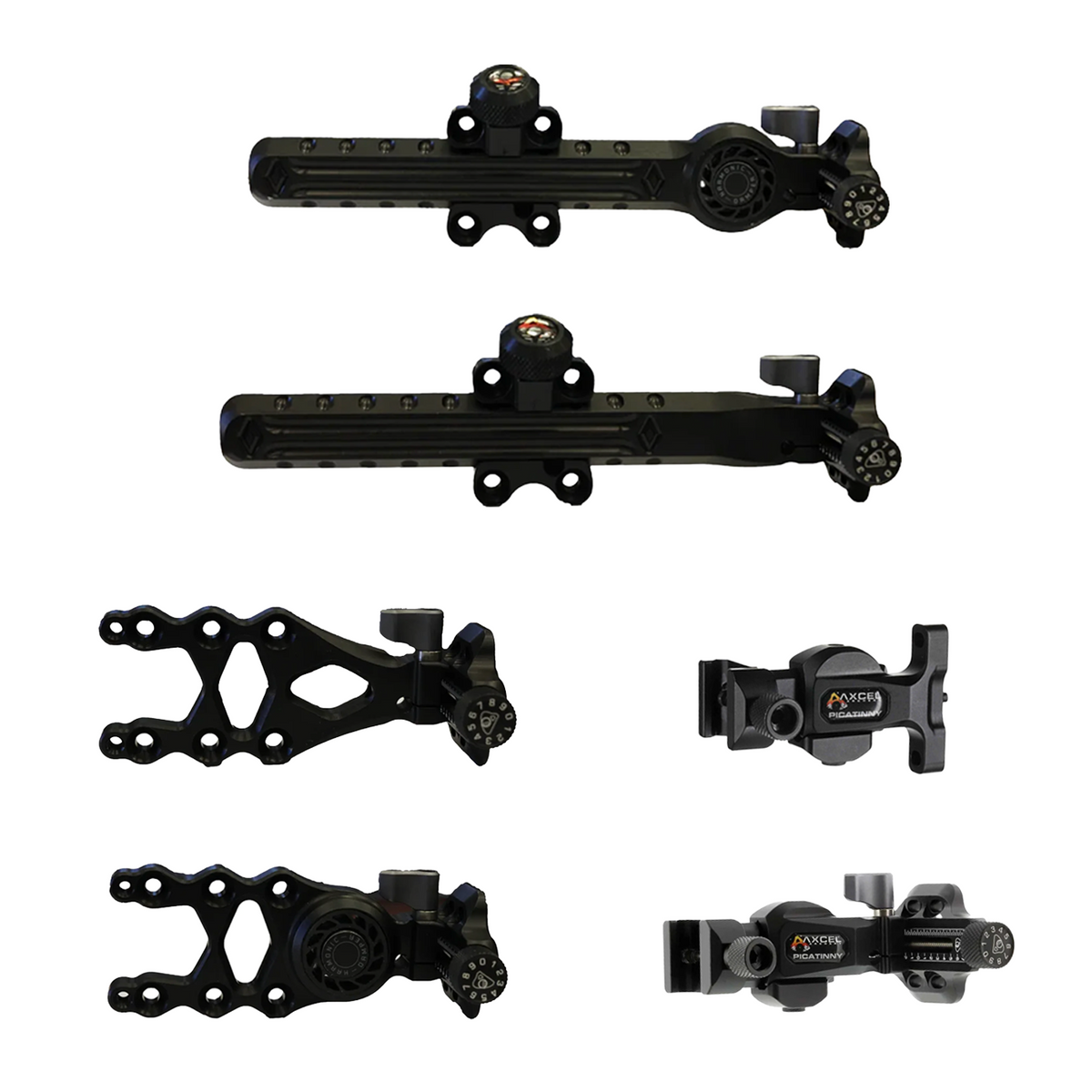 Axcel Standard Conversion Kit, Black - direct mount, Picatinny and dovetail configurations