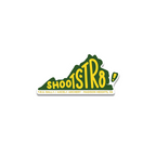 T.R.U. Ball / Axcel Shoot Straight sticker, Green