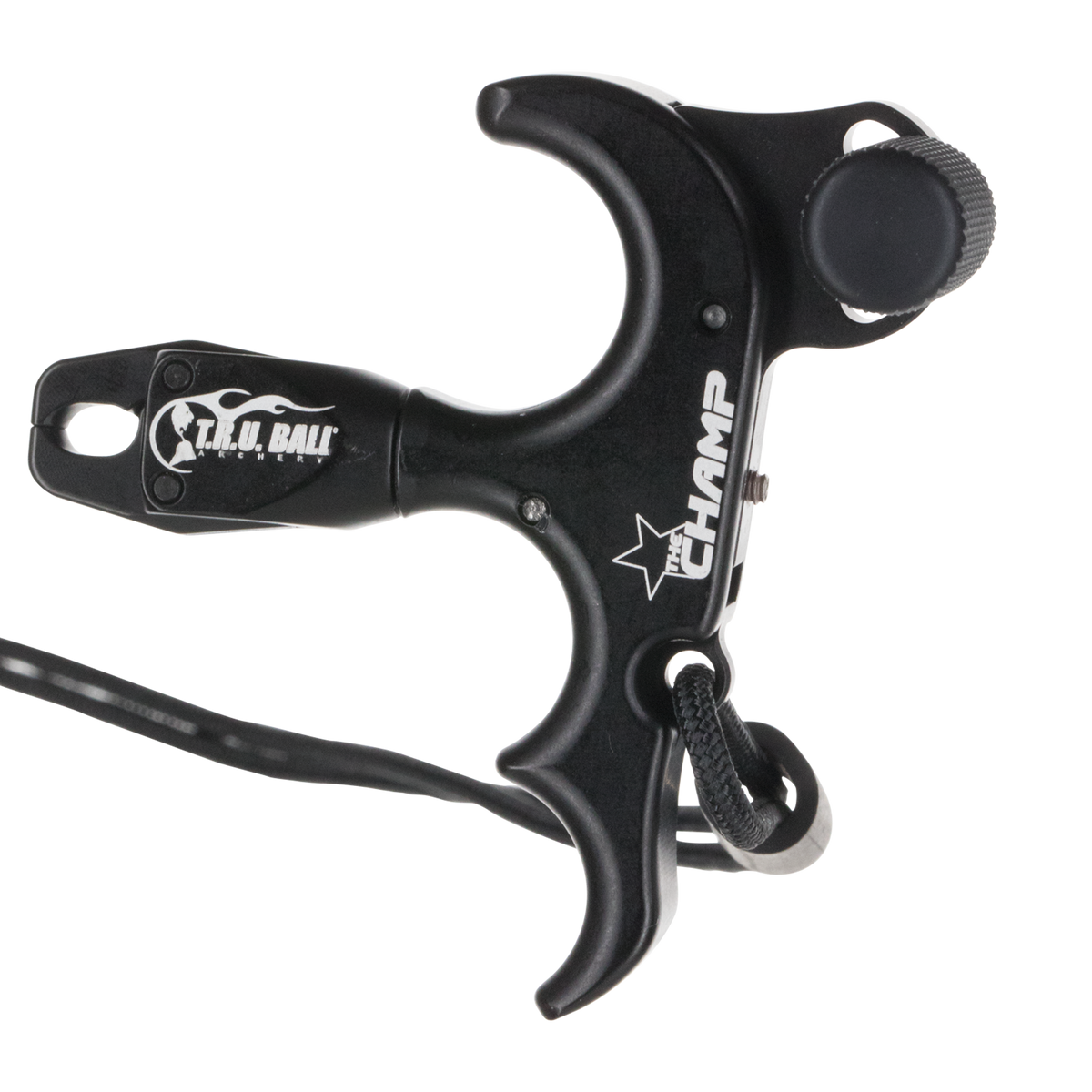 T.R.U. Ball Champ, Black 3-finger caliper release aid