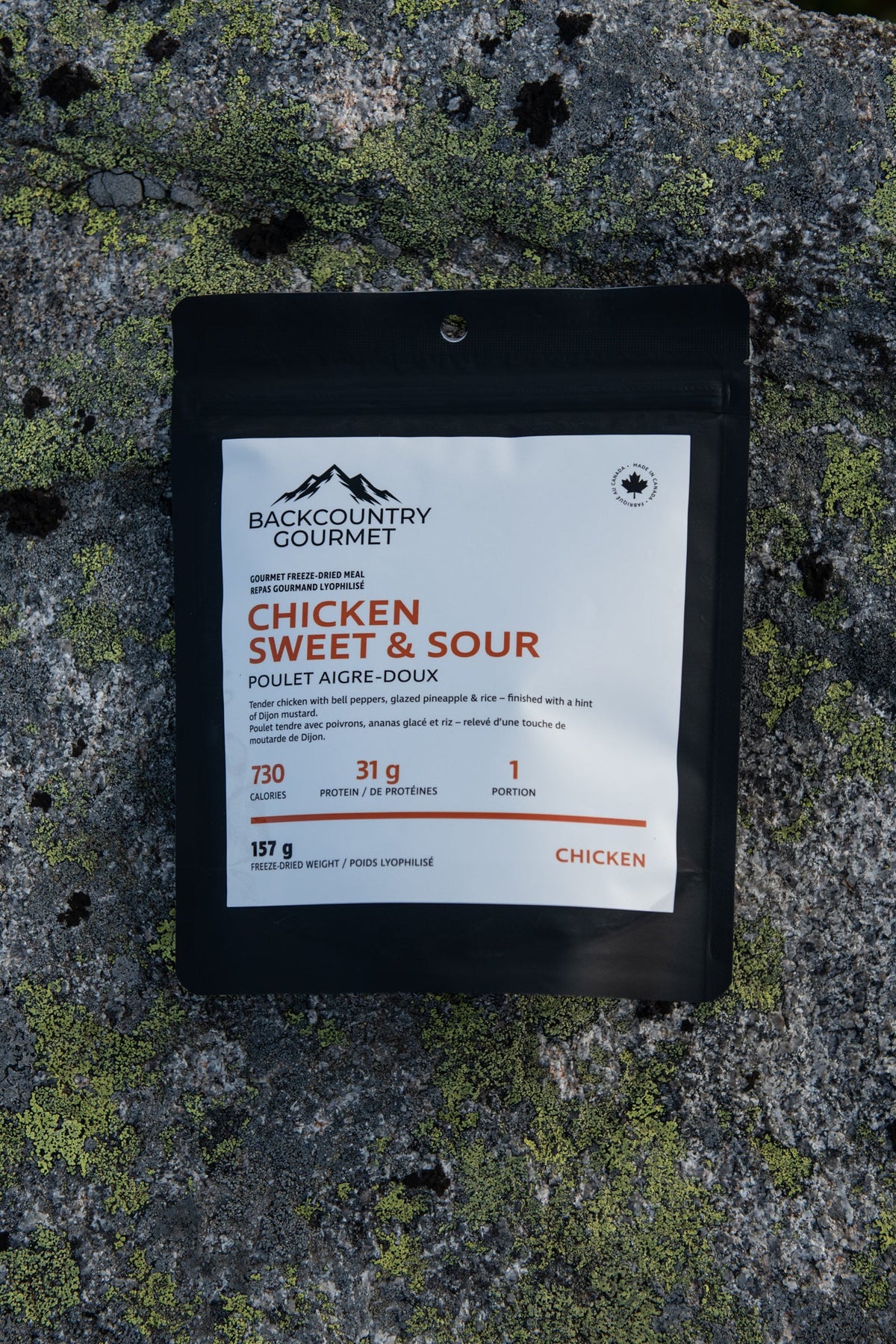 Chicken Sweet & Sour (Chicken) freeze-dried meal pouch