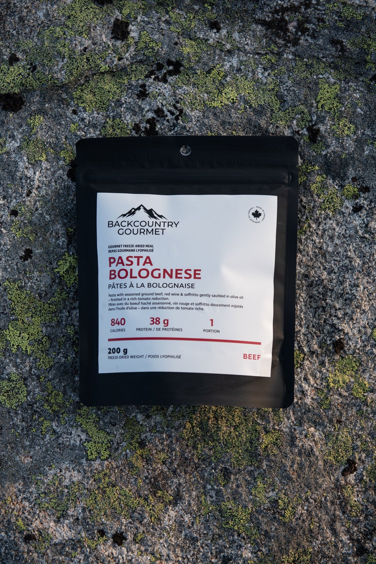 Pasta Bolognese (Beef) freeze-dried meal pouch