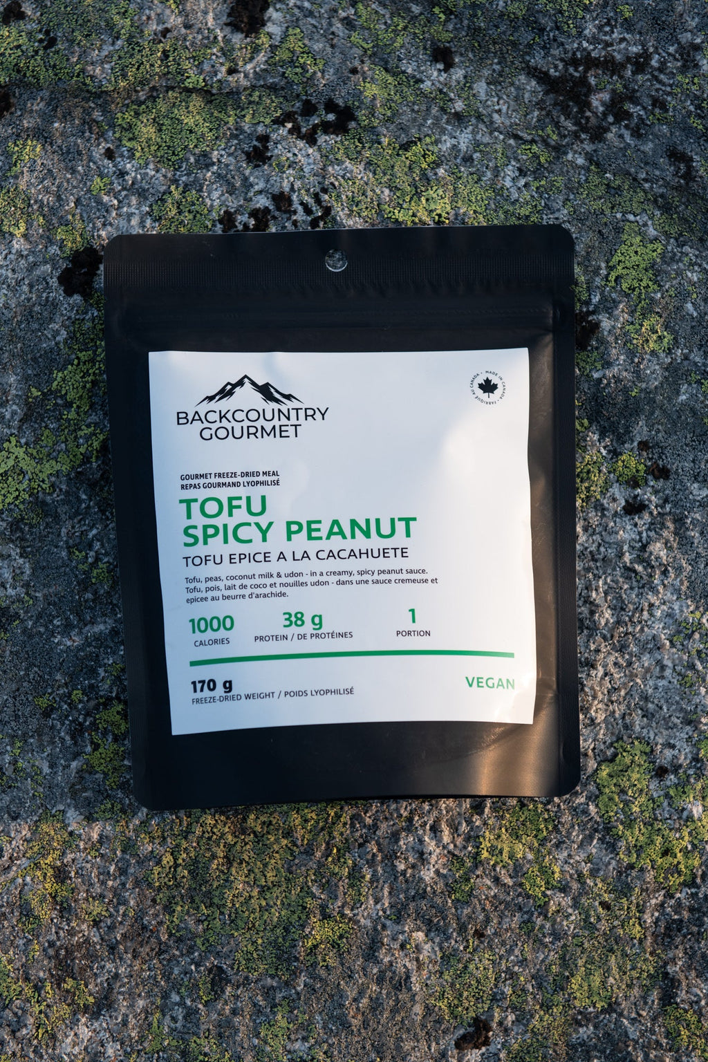 Tofu Spicy Peanut (Vegan) freeze-dried meal pouch