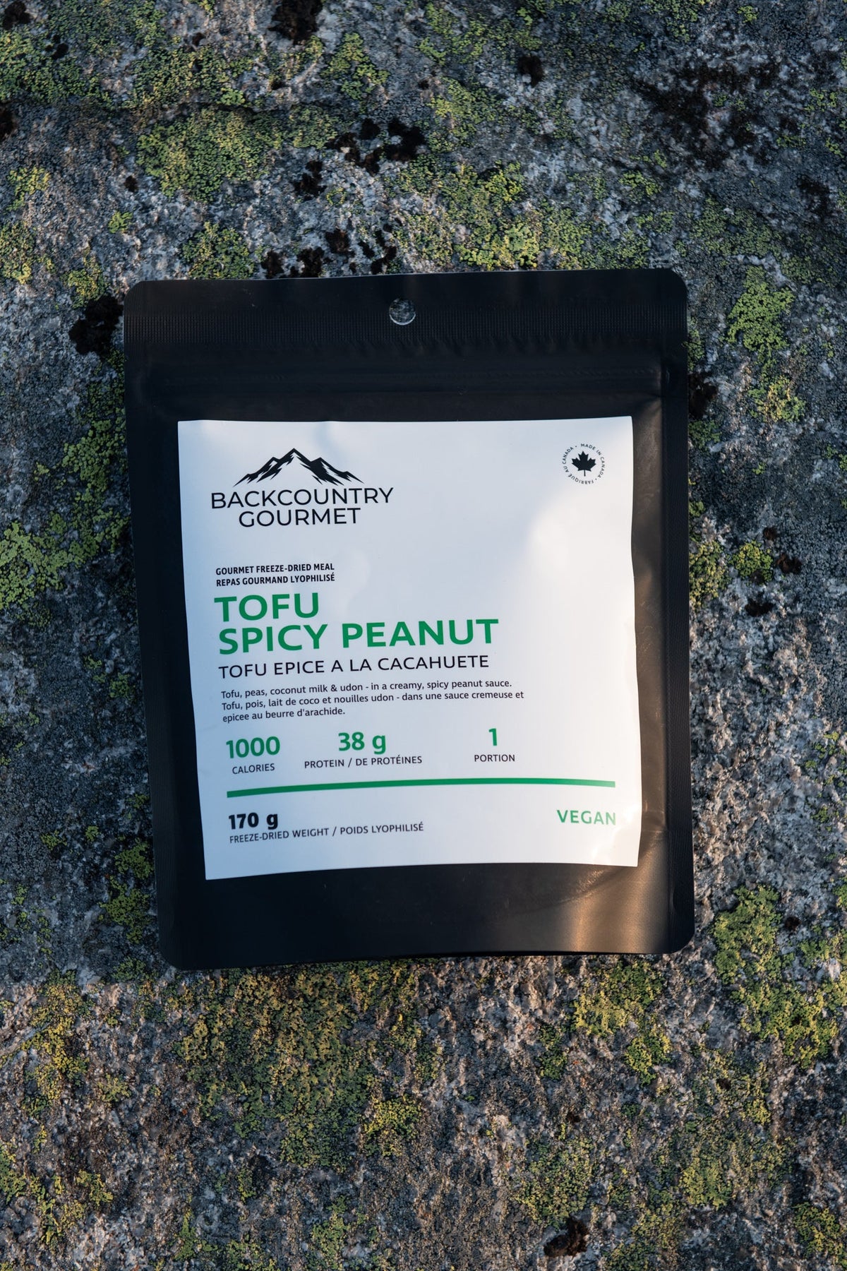 Tofu Spicy Peanut (Vegan) freeze-dried meal pouch