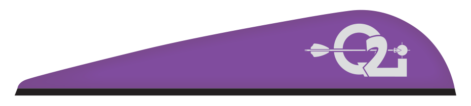 Q2i Duravane DV-X, Violet, 4.0"