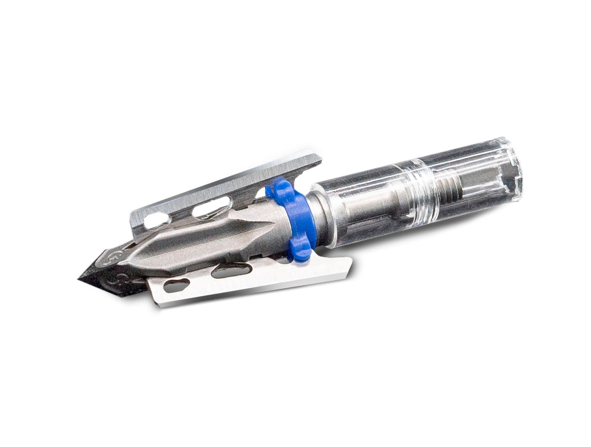 G5 Deadmeat V2 broadhead, Standard version, blades closed in flight position