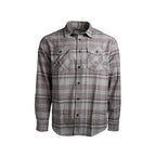 SKRE Delta Flannel Top, Grey-White