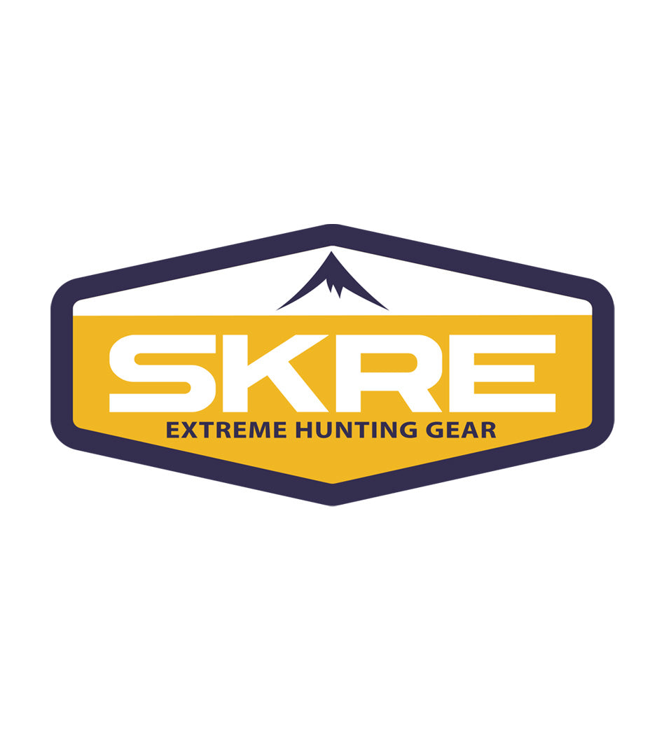 SKRE Extreme Hunting Gear Sticker, Yellow