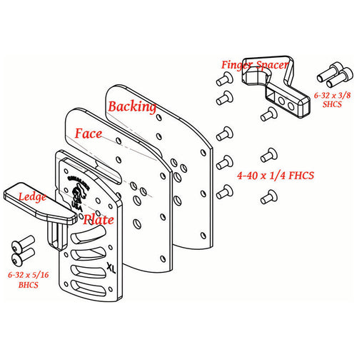 AAE ELITE FINGER TAB – REPLACEMENT BACKING