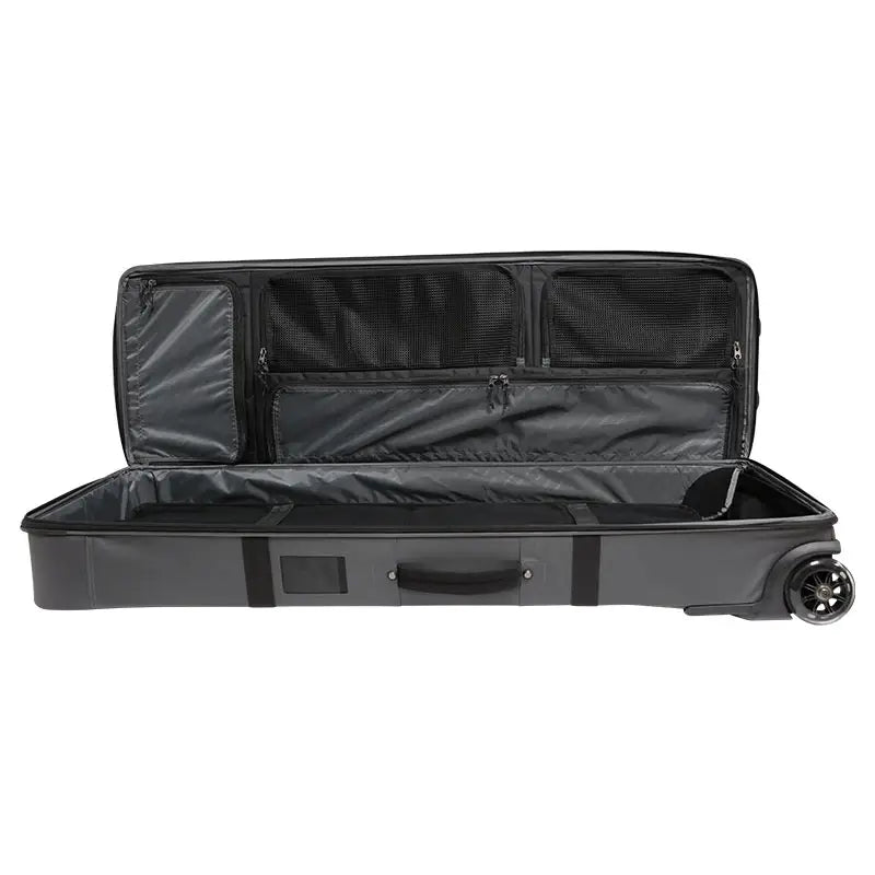 Easton Bow Truk travel bowcase open interior with mesh pockets