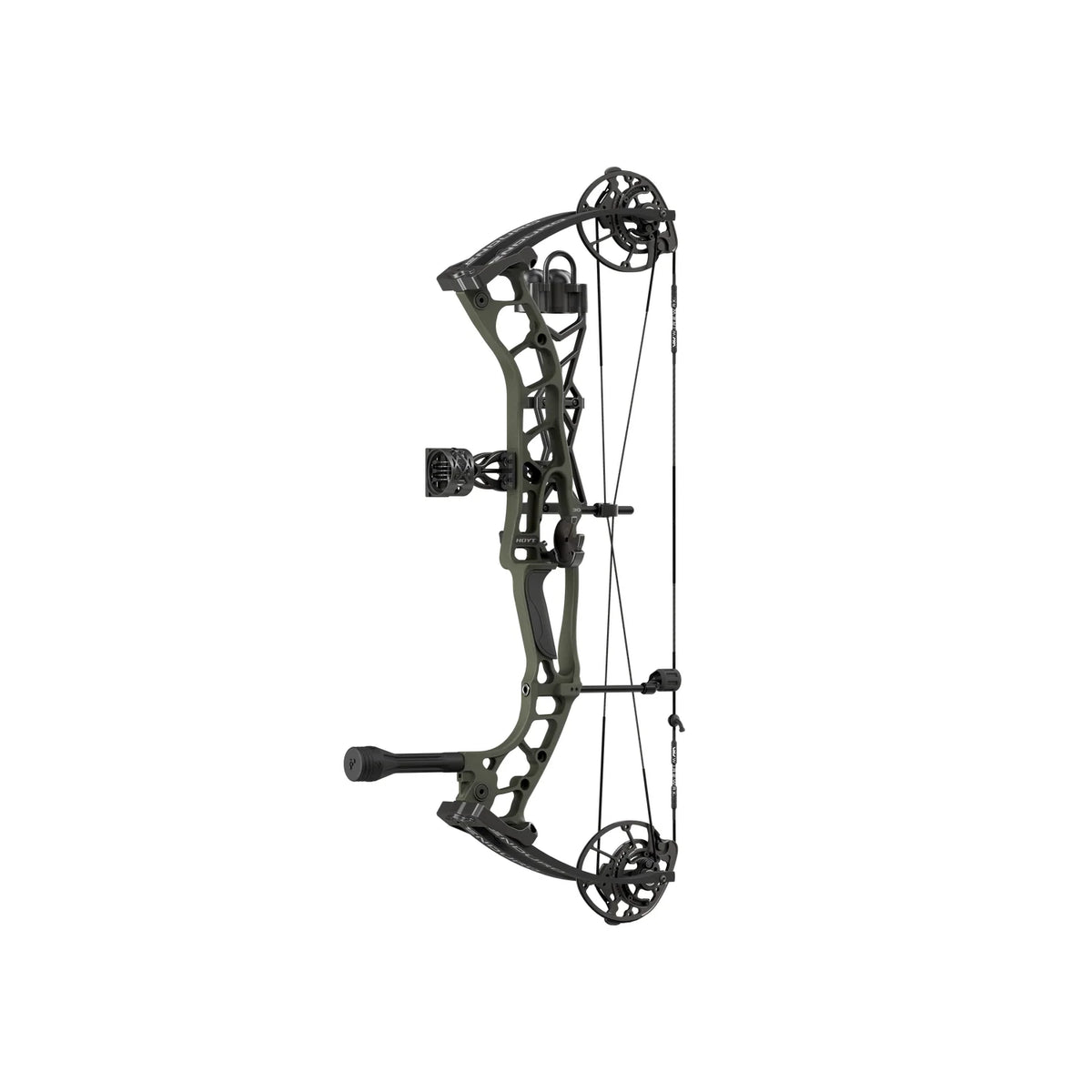 Hoyt Enduro RTH Value Package - Maxxis 4 Arrow Quiver, Whisker Biscuit Capture Rest, Pro Fire Sight, Flex Torch Stabilizer