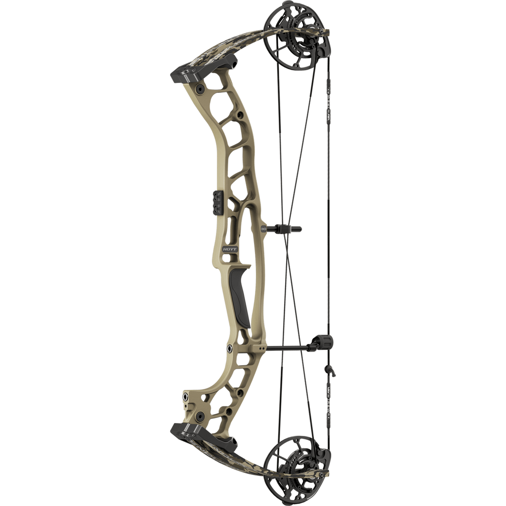 Hoyt Enduro RTH Value - Sandstorm with Mossy Oak Bottomland Limbs