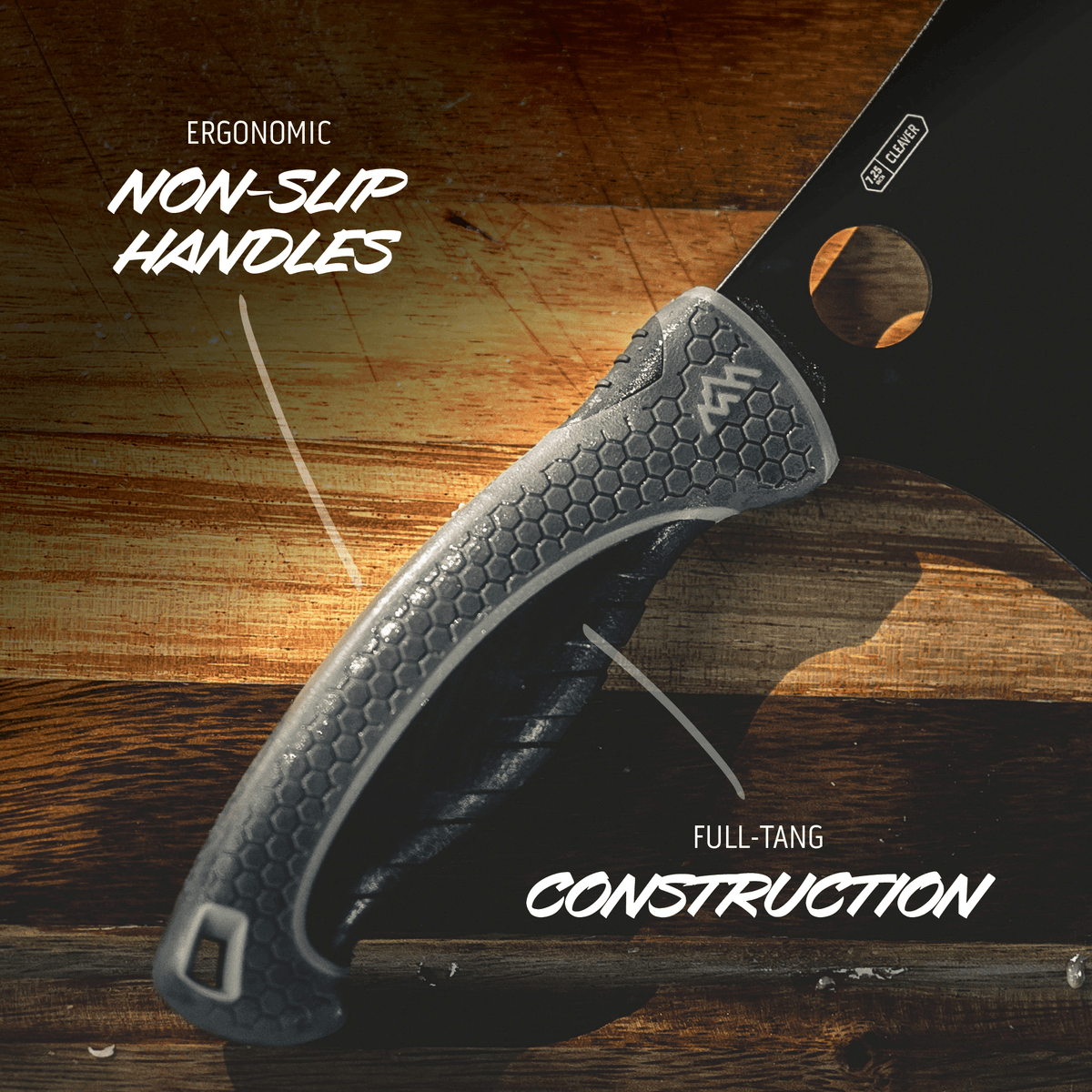 Outdoor Edge ErgoMax Cleaver, view 4