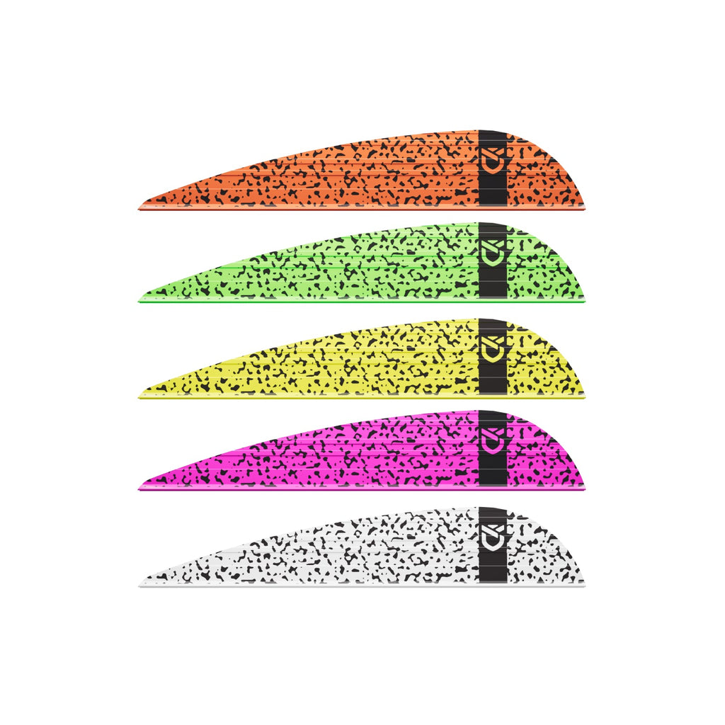 Dialed Archery Graffiti Vanes - AAE Max Stealth (50 Pack)
