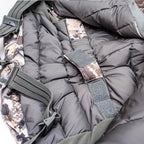 SKRE Guardian Late Season Bibs, Solace, interior down baffles and suspender attachment