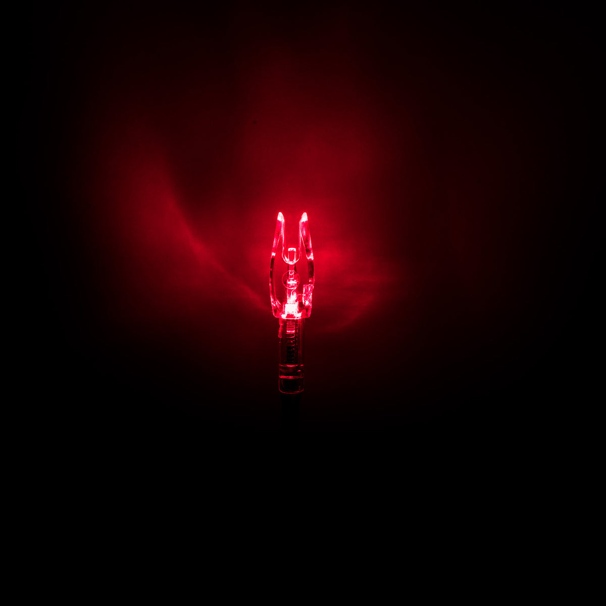 Halo Lighted Nocks, Red, on black