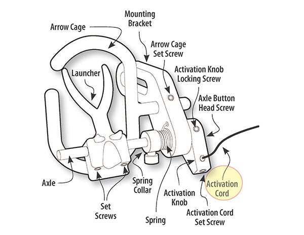 AAE Hawkeye Parts - Activation Cord, 10-ft.