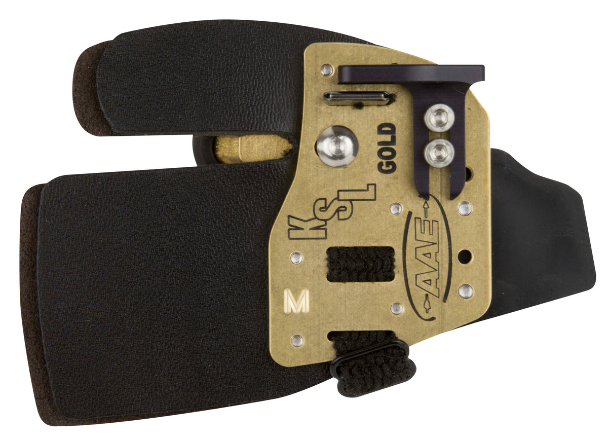 AAE KSL Tab - Right Hand, Super Leather / Brass, Small